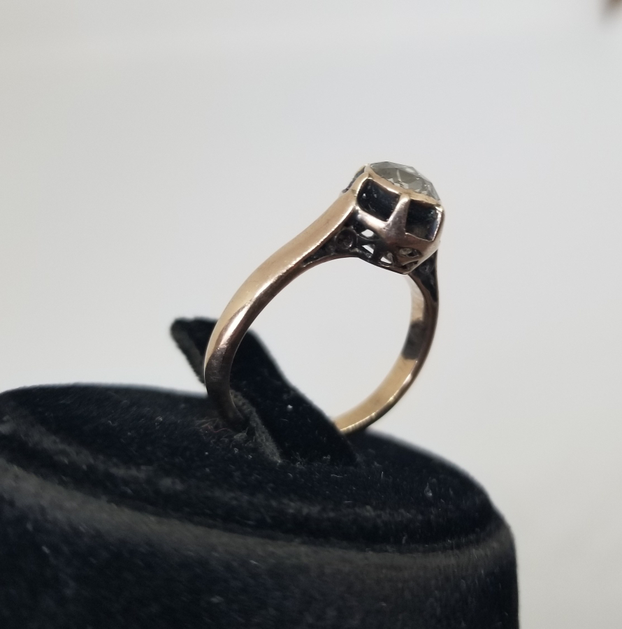 OSMANLI DÖNEMİ İRİ TAŞLI TEK TAŞ ELMAS YÜZÜK