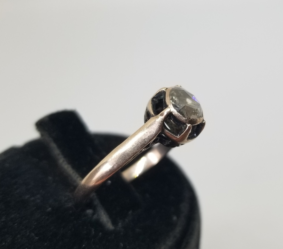 OSMANLI DÖNEMİ İRİ TAŞLI TEK TAŞ ELMAS YÜZÜK