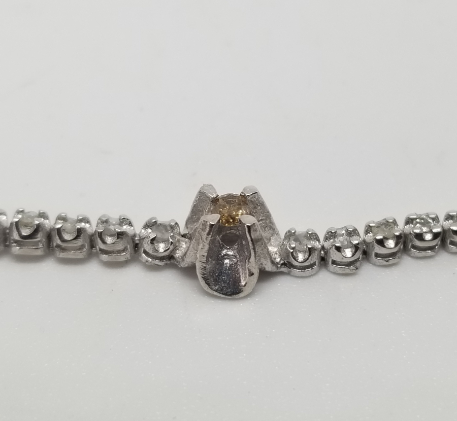 PIRLANTA TAŞLI ÖZEL YAPIM BİLEKLİK  - BİLEZİK