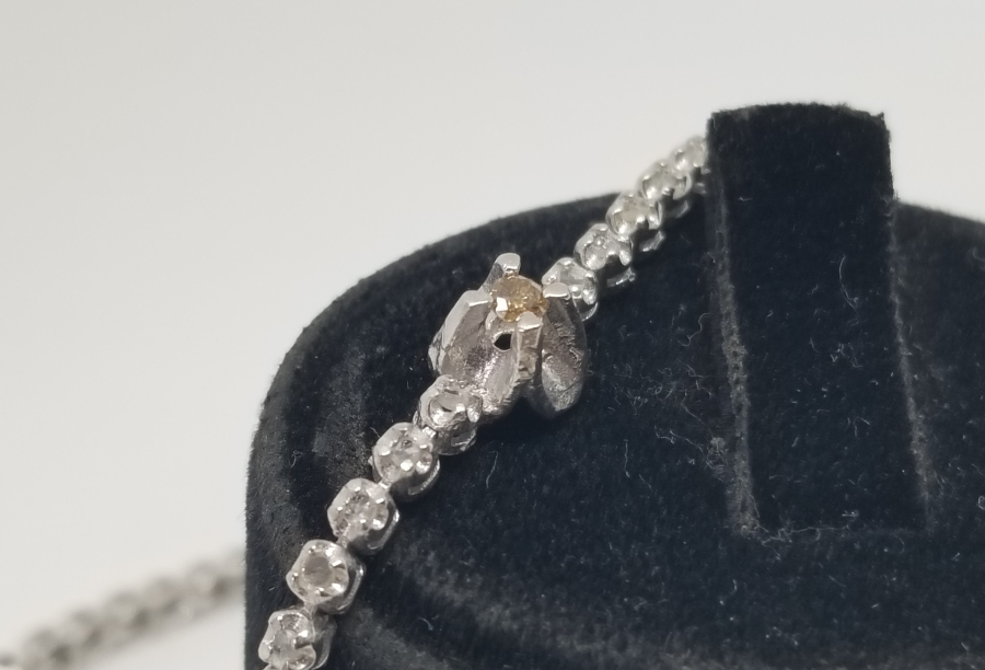 PIRLANTA TAŞLI ÖZEL YAPIM BİLEKLİK  - BİLEZİK