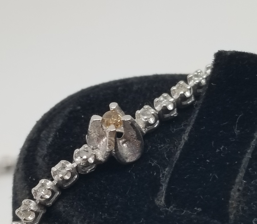 PIRLANTA TAŞLI ÖZEL YAPIM BİLEKLİK  - BİLEZİK