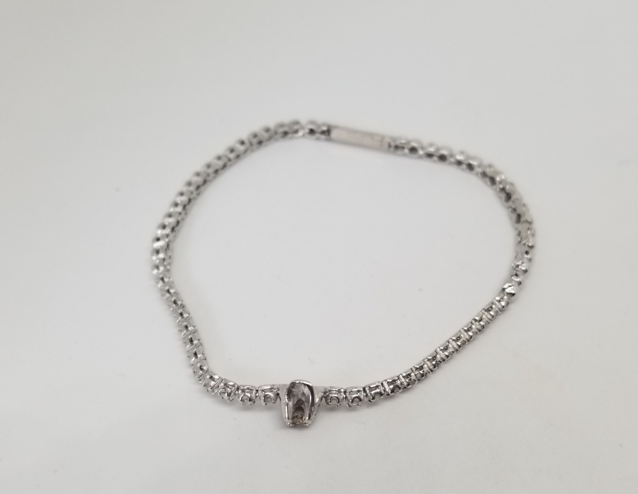 PIRLANTA TAŞLI ÖZEL YAPIM BİLEKLİK  - BİLEZİK