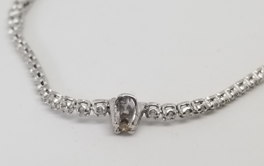 PIRLANTA TAŞLI ÖZEL YAPIM BİLEKLİK  - BİLEZİK