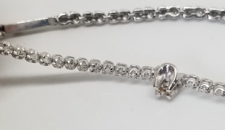 PIRLANTA TAŞLI ÖZEL YAPIM BİLEKLİK  - BİLEZİK