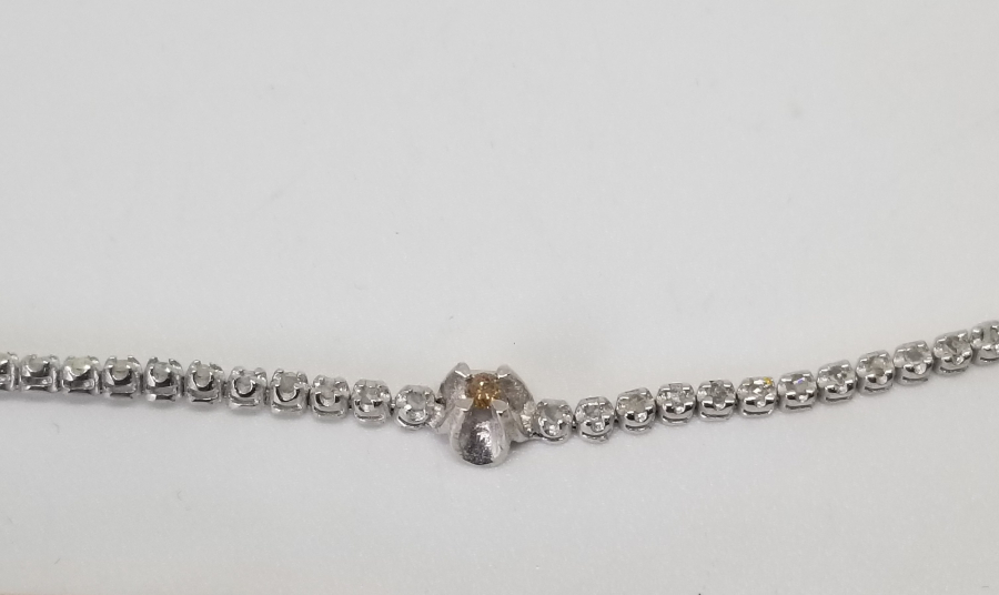 PIRLANTA TAŞLI ÖZEL YAPIM BİLEKLİK  - BİLEZİK