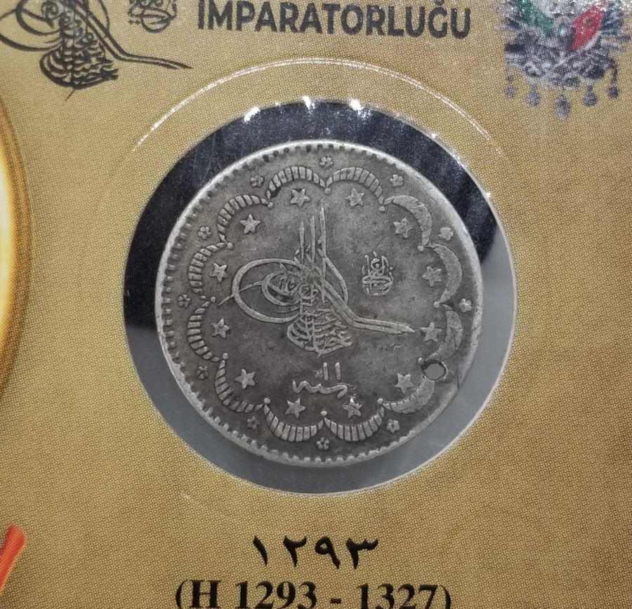 SULTAN ABDÜLHAMİD HAN DÖNEMİ GÜMÜŞ 5 KURUŞ PARA