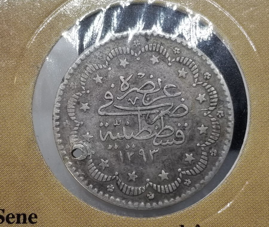 SULTAN ABDÜLHAMİD HAN DÖNEMİ GÜMÜŞ 5 KURUŞ PARA