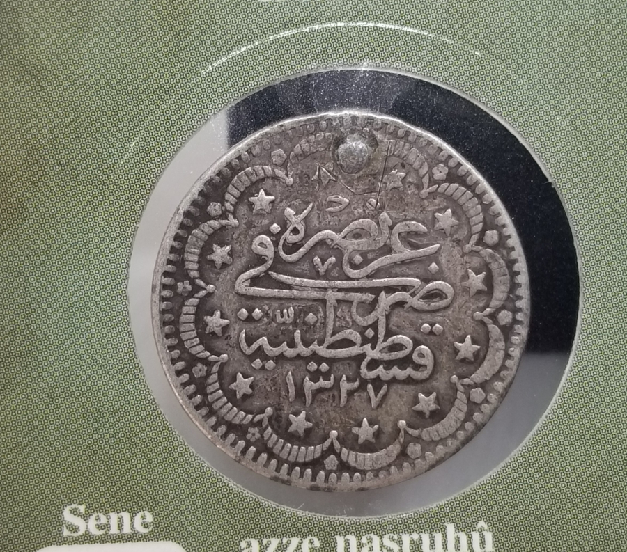 SULTAN MEHMET REŞAT HAN DÖNEMİ GÜMÜŞ 5 KURUŞ MECİDİYE