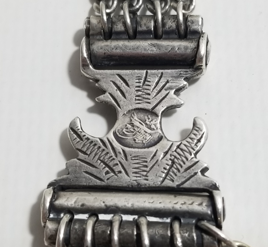 OSMANLI DÖNEMİ TUĞRALI GÜMÜŞ CEP SAATİ KÖSTEĞİ