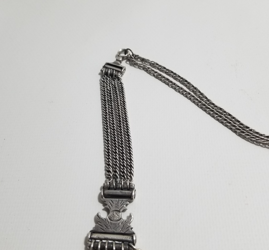 OSMANLI DÖNEMİ TUĞRALI GÜMÜŞ CEP SAATİ KÖSTEĞİ