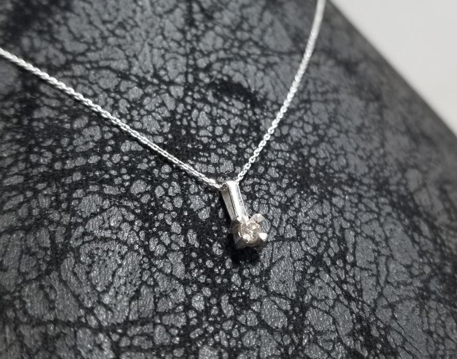 PIRLANTA TAŞLI ÖZEL YAPIM KOLYE