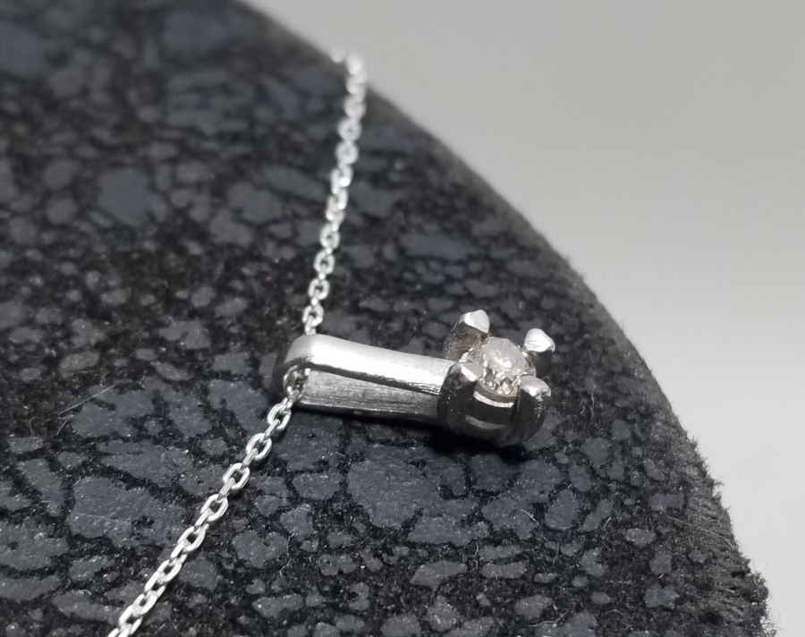 PIRLANTA TAŞLI ÖZEL YAPIM KOLYE