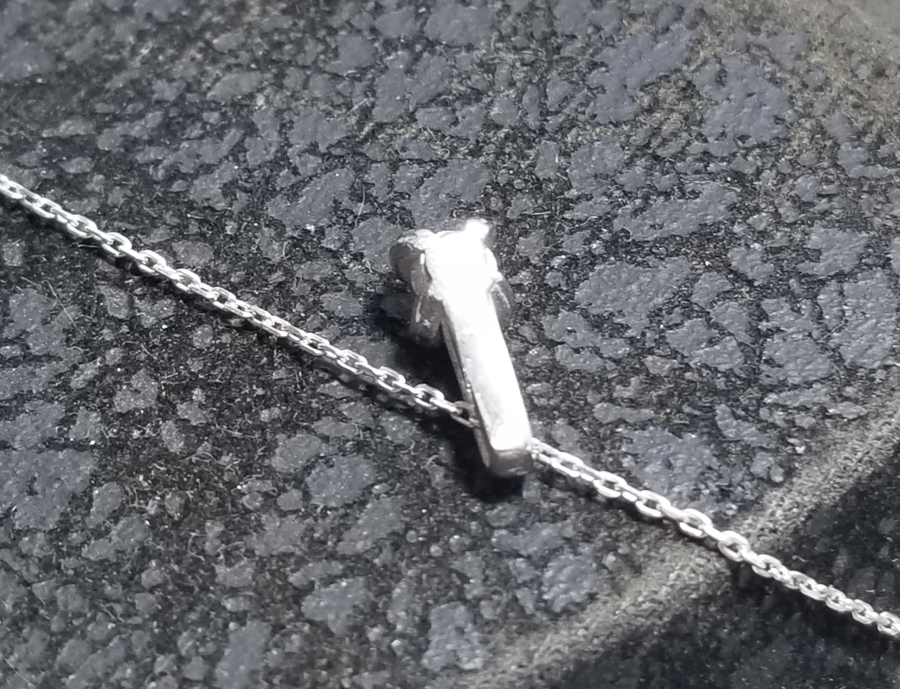 PIRLANTA TAŞLI ÖZEL YAPIM KOLYE