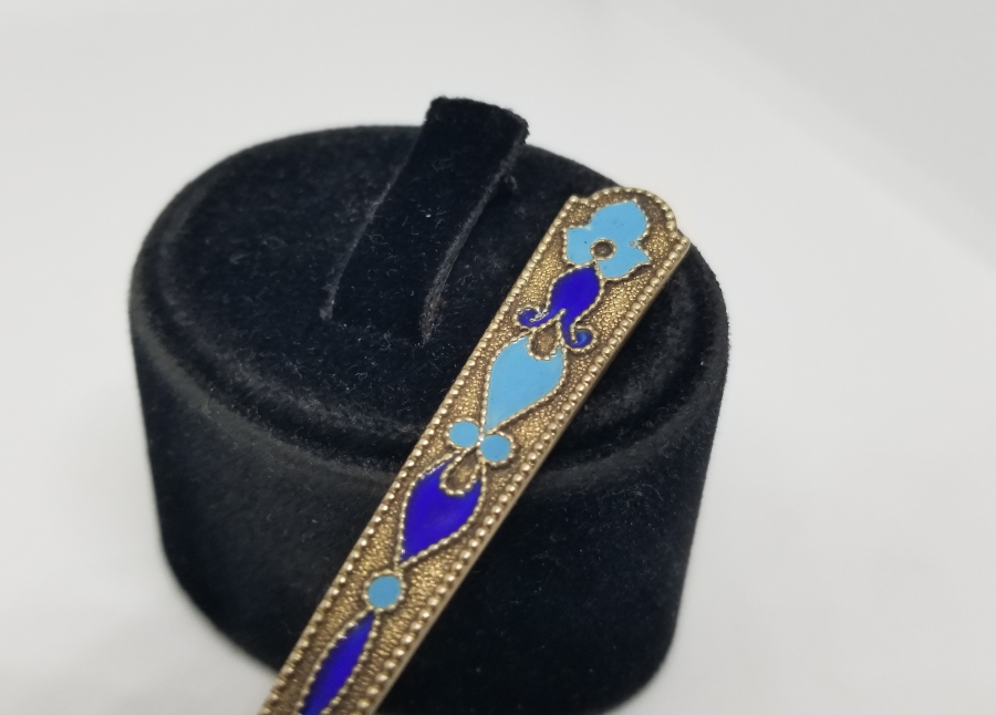 ORAK ÇEKİÇ DAMGALI ANTİKA MİNELİ RUS GÜMÜŞ PEYNİR ÇATALI