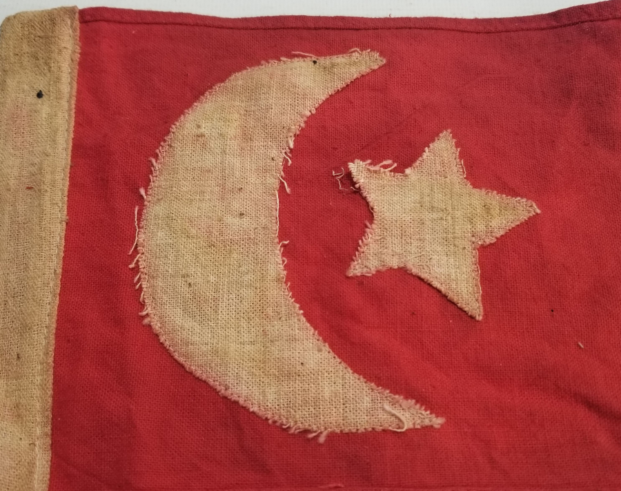 OSMANLI DÖNEMİ ÇOK NADİR GÖĞÜS BAYRAĞI