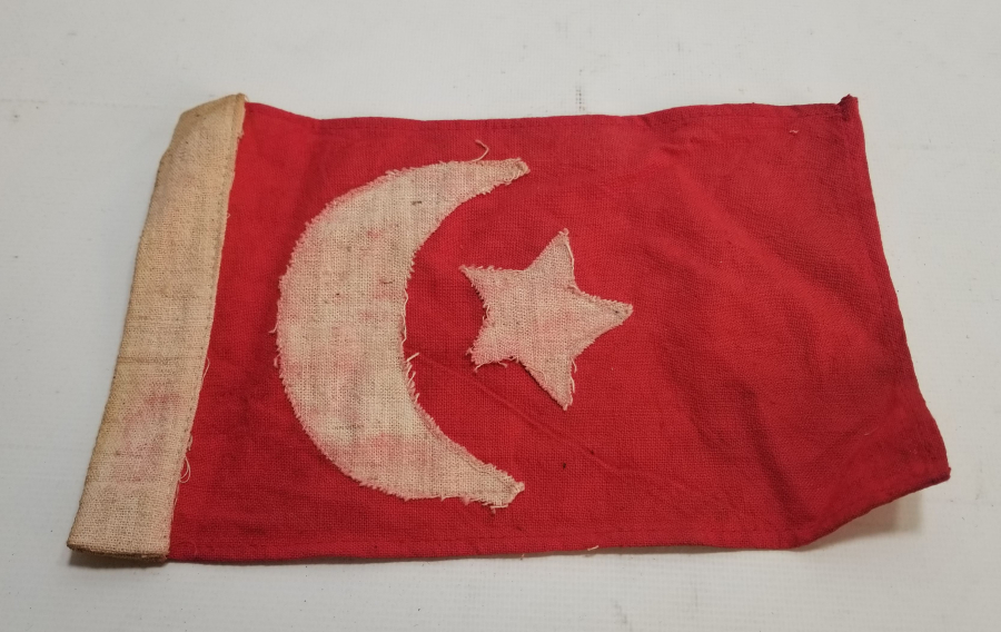 OSMANLI DÖNEMİ ÇOK NADİR GÖĞÜS BAYRAĞI