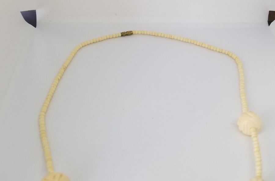 OSMANLI DÖNEMİ EL YAPIMI KEMİK GERDANLIK