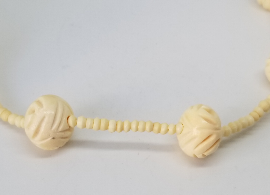 OSMANLI DÖNEMİ EL YAPIMI KEMİK GERDANLIK