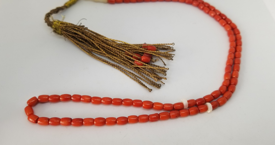 OSMANLI DÖNEMİ NADİR MERCAN NAMAZ - ZİKİR TESPİHİ