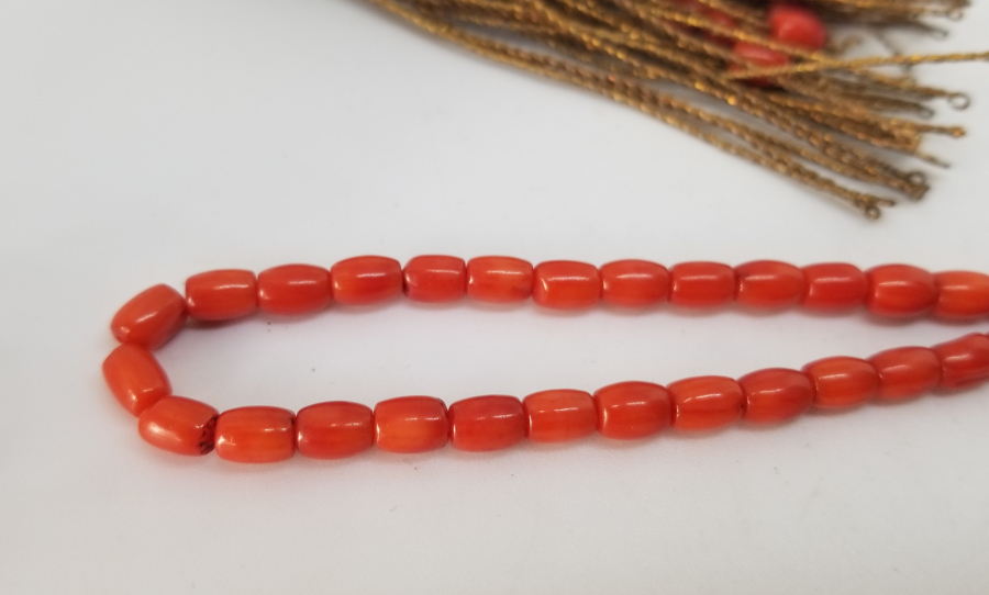 OSMANLI DÖNEMİ NADİR MERCAN NAMAZ - ZİKİR TESPİHİ