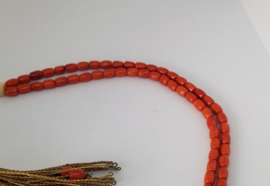 OSMANLI DÖNEMİ NADİR MERCAN NAMAZ - ZİKİR TESPİHİ