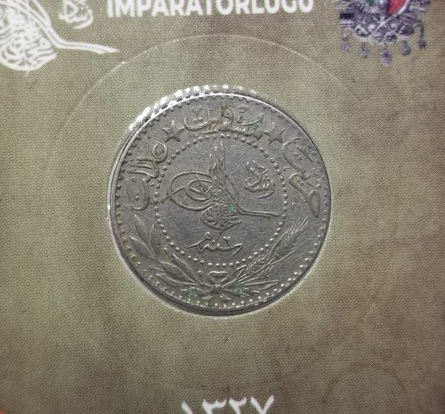 MEHMET REŞAT HAN DÖNEMİ KOLEKSİYONLUK NİKEL 20 PARA