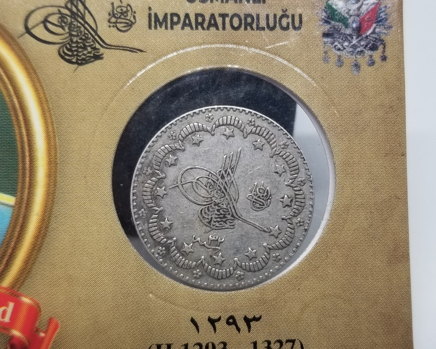 SULTAN ABDÜLHAMİD HAN DÖNEMİ GÜMÜŞ 5 KURUŞ PARA