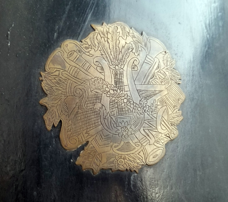 OSMANLI DEVLET ARMASI VE MUZİKA-İ HÜMAYUN AMBLEMLİ ÇOK NADİR MEHTERAN DAVULU