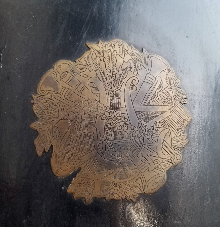 OSMANLI DEVLET ARMASI VE MUZİKA-İ HÜMAYUN AMBLEMLİ ÇOK NADİR MEHTERAN DAVULU