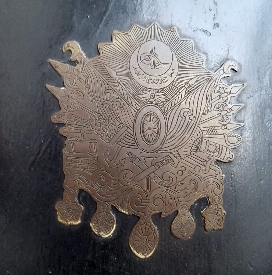 OSMANLI DEVLET ARMASI VE MUZİKA-İ HÜMAYUN AMBLEMLİ ÇOK NADİR MEHTERAN DAVULU