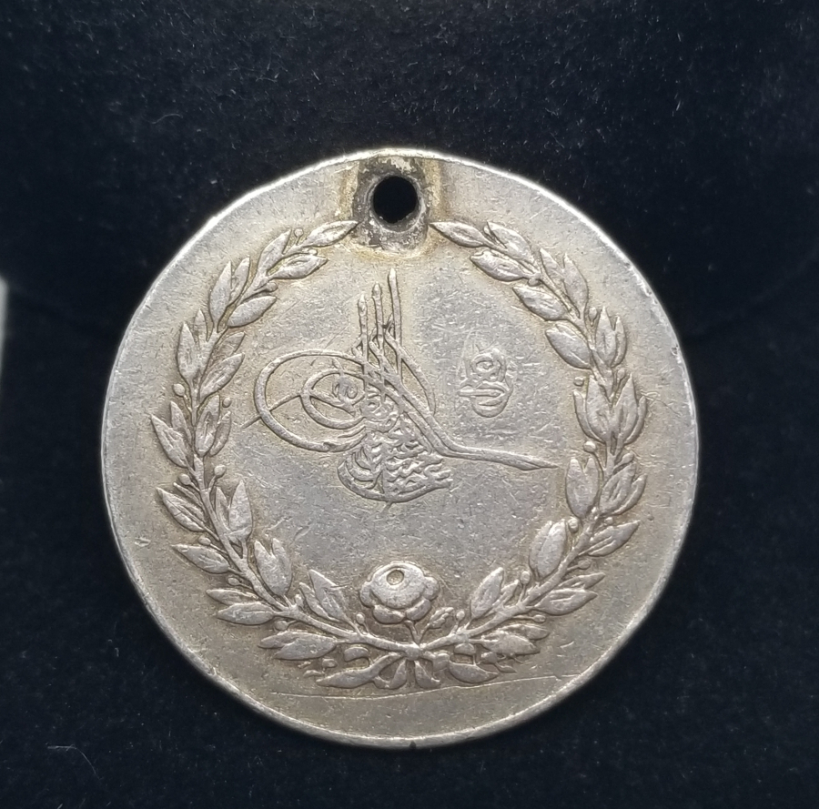 OSMANLI DÖNEMİ GÜMÜŞ YUNAN HARBİ MADALYASI