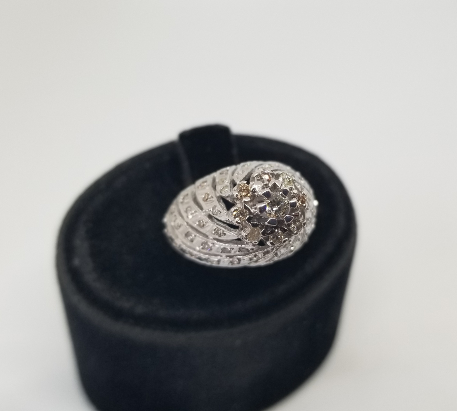 PIRLANTA TAŞLI KUBBELİ MODEL YÜZÜK