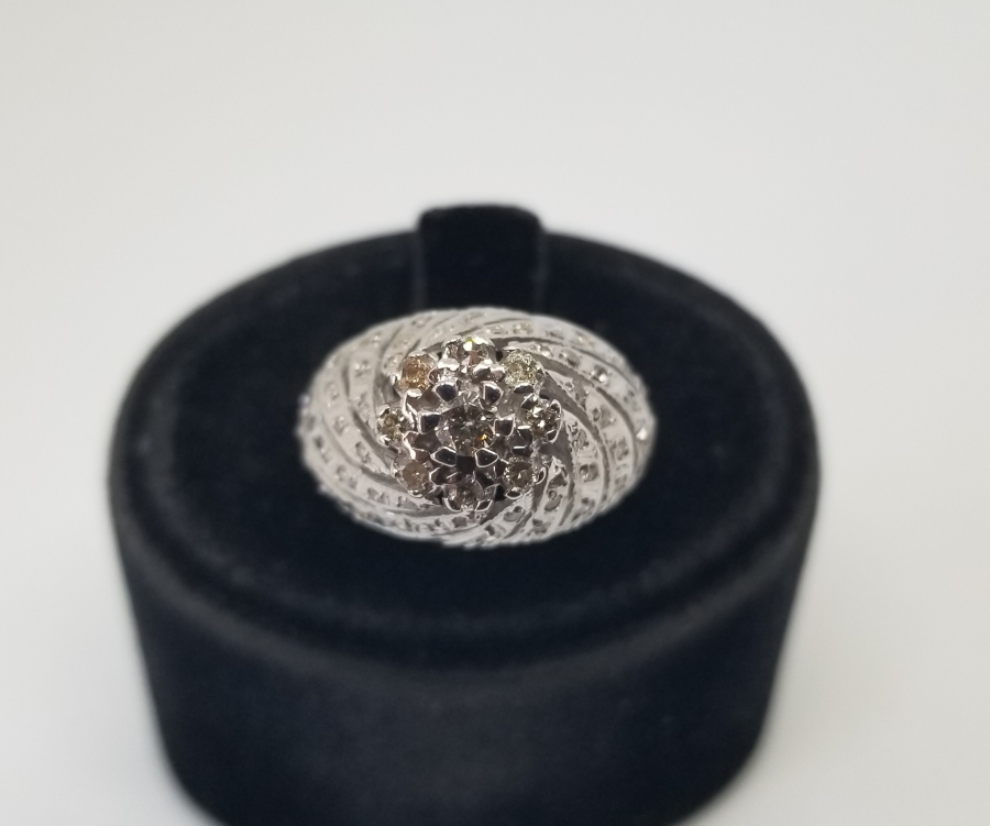 PIRLANTA TAŞLI KUBBELİ MODEL YÜZÜK