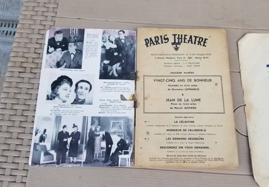 1947 VE 1930 YILLARINA AİT 2 ADET YABANCI TİYATRO OYUN METNİ 