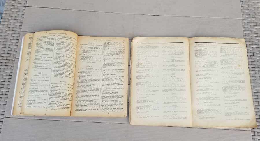 1947 VE 1930 YILLARINA AİT 2 ADET YABANCI TİYATRO OYUN METNİ 