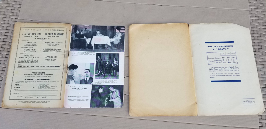 1947 VE 1930 YILLARINA AİT 2 ADET YABANCI TİYATRO OYUN METNİ 