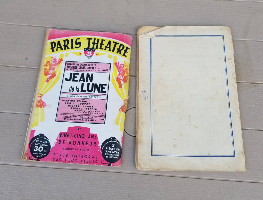 1947 VE 1930 YILLARINA AİT 2 ADET YABANCI TİYATRO OYUN METNİ 