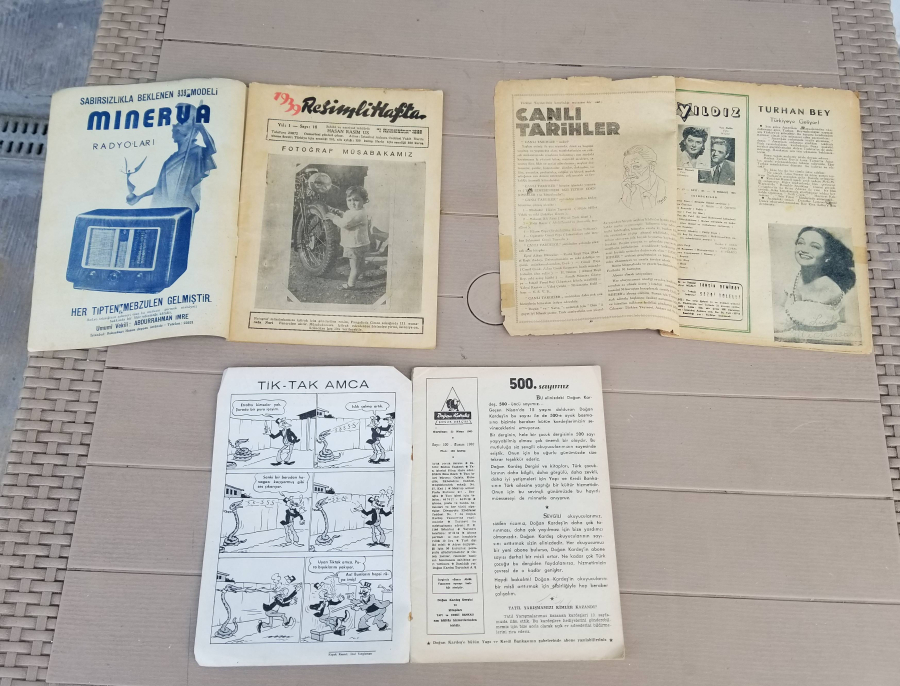 3 ADET ANTİKA DERGİ