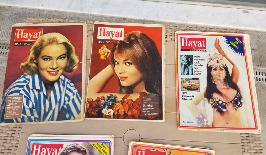 5 ADET ANTİKA HAYAT DERGİSİ