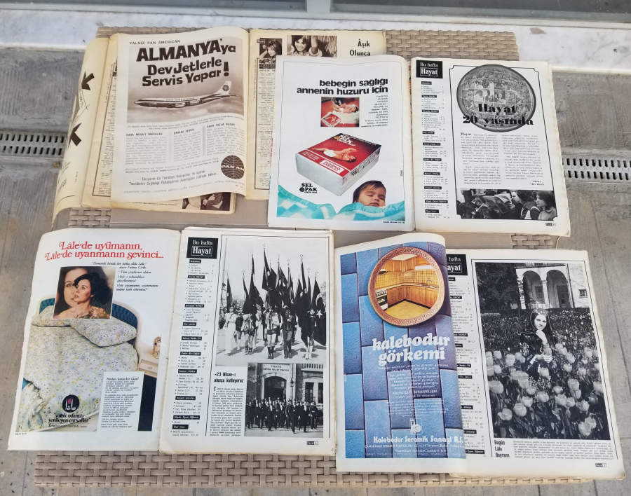 5 ADET ANTİKA HAYAT DERGİSİ