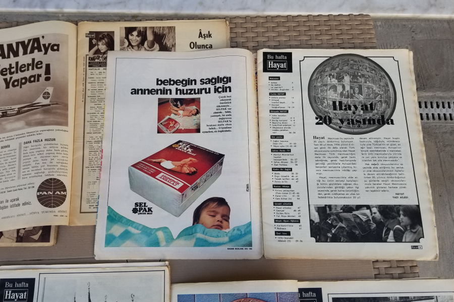 5 ADET ANTİKA HAYAT DERGİSİ