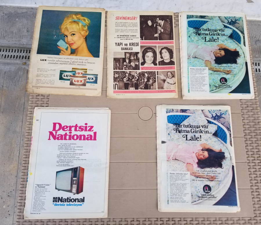 5 ADET ANTİKA HAYAT DERGİSİ