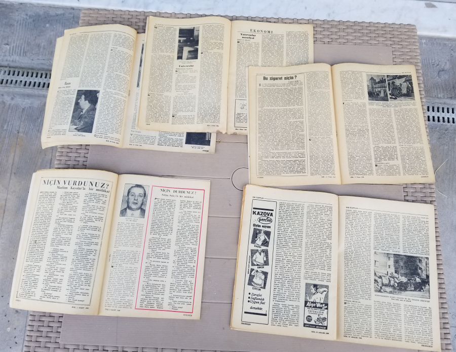 ANTİKA 5 ADET KİM DERGİSİ