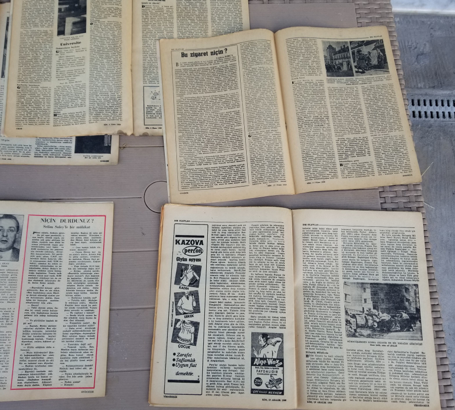 ANTİKA 5 ADET KİM DERGİSİ