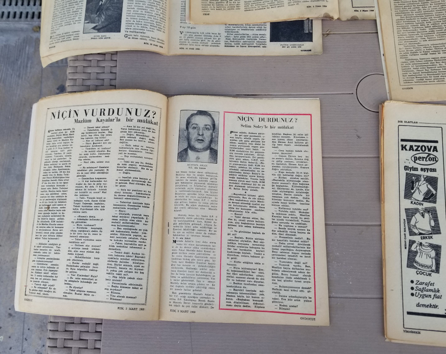 ANTİKA 5 ADET KİM DERGİSİ