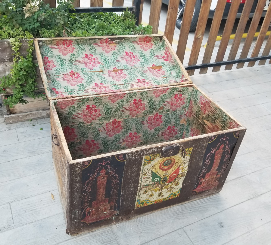 OSMANLI DÖNEMİ AHŞAP SANDIK