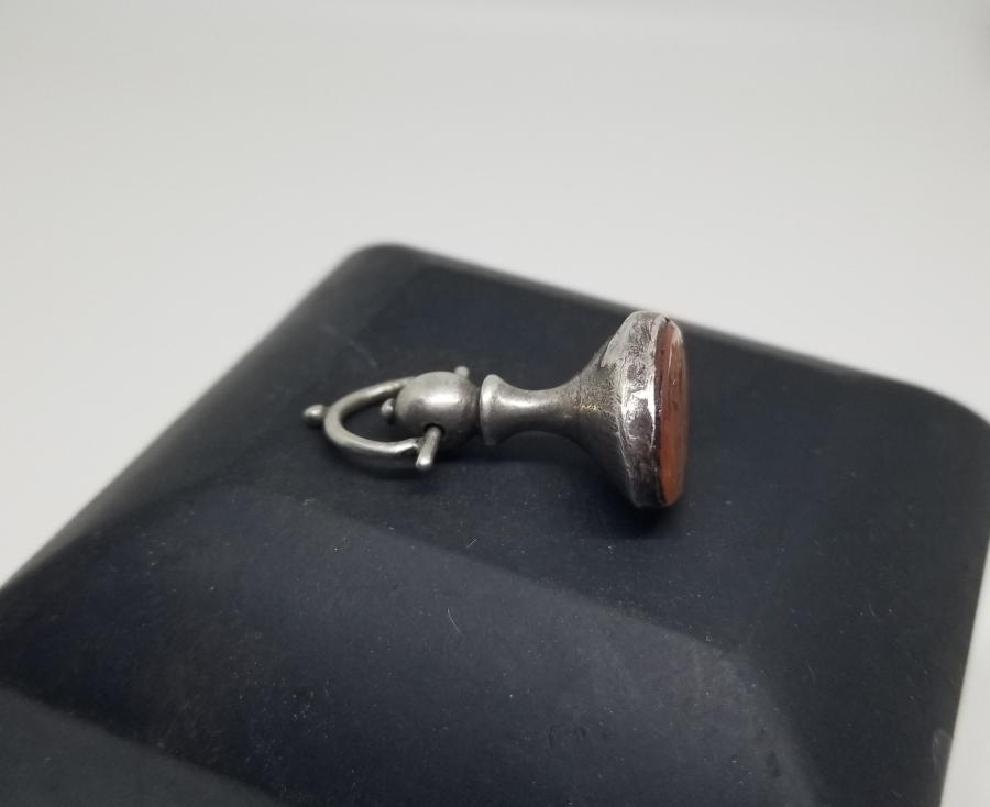 OSMANLI DÖNEMİ AKİK TAŞLI NADİR GÜMÜŞ MÜHÜR