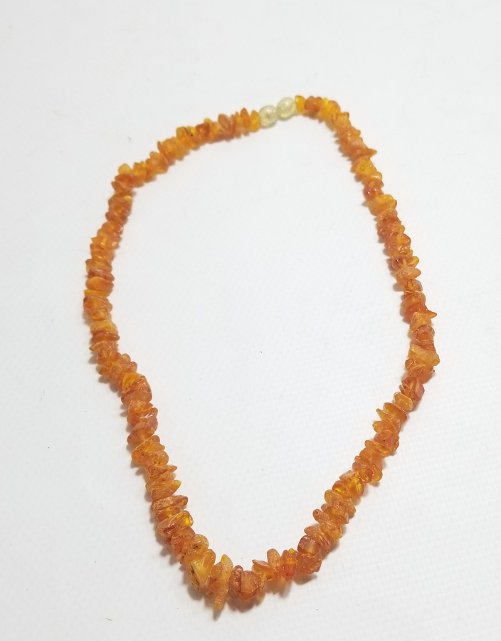 ÖZEL YAPIM DAMLA KEHRİBAR GERDANLIK