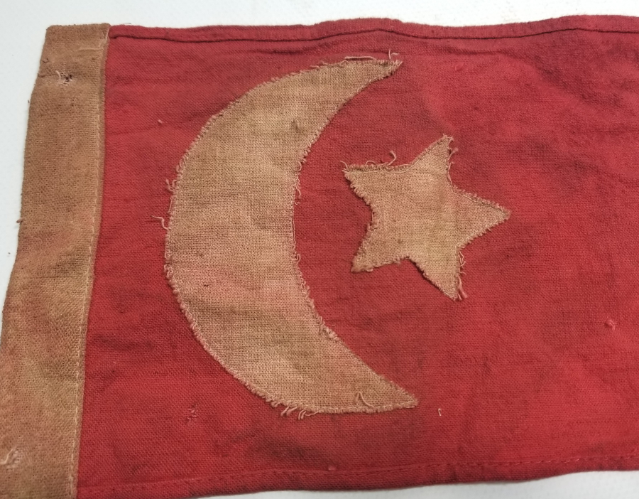 OSMANLI DÖNEMİ ÇOK NADİR GÖĞÜS BAYRAĞI