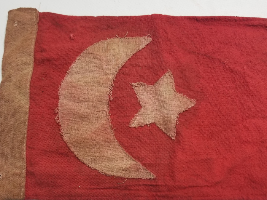 OSMANLI DÖNEMİ ÇOK NADİR GÖĞÜS BAYRAĞI